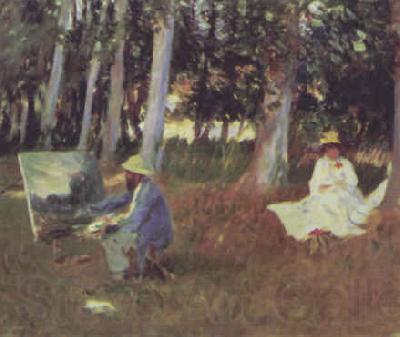 John Singer Sargent Monet Painting Norge oil painting art